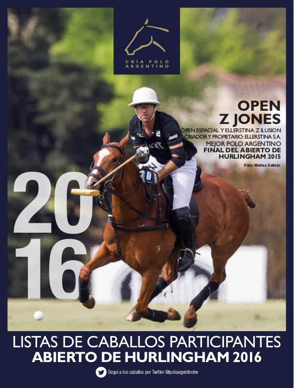 Listas Raza Polo Argentino Hurlingham 2016