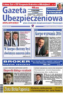 Gazeta Ubezpieczeniowa - wydanie elektroniczne