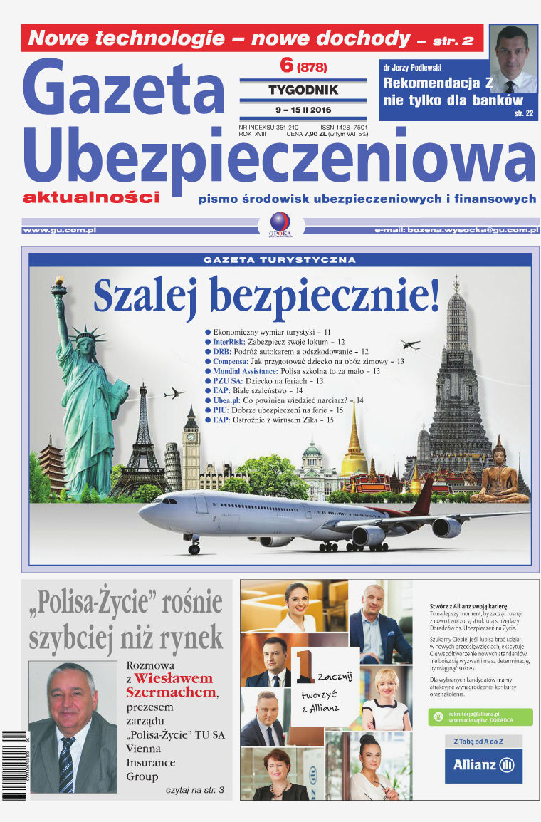 Gazeta Ubezpieczeniowa - wydanie elektroniczne nr 6-2016