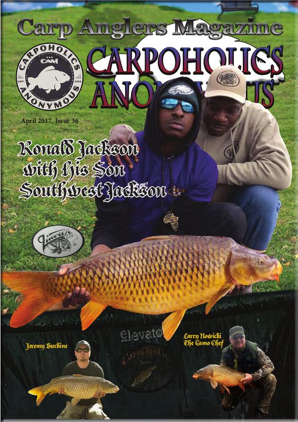 Carp Angler Magazine CAM, Carpoholic Anonymous Issue 36, April 2017