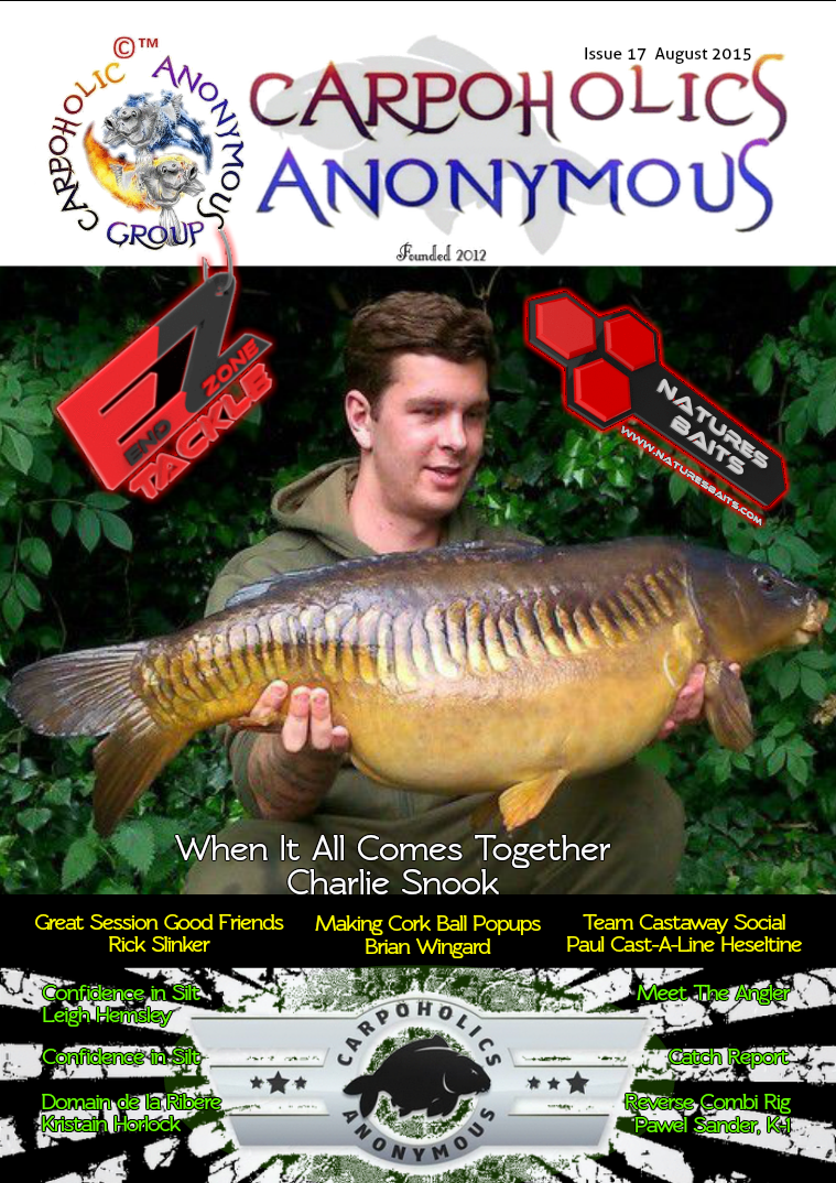 Carp Angler Magazine CAM, Carpoholic Anonymous Issue 17, August 2015