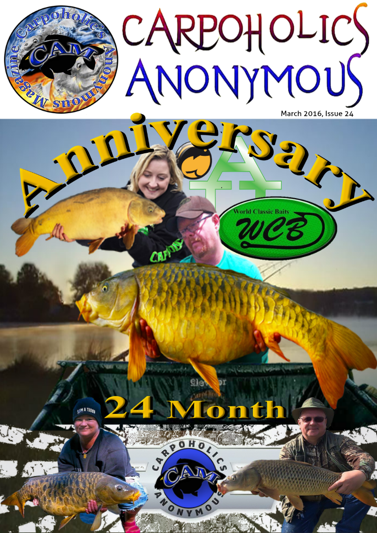 Carp Angler Magazine CAM, Carpoholic Anonymous Issue 24, March 2016