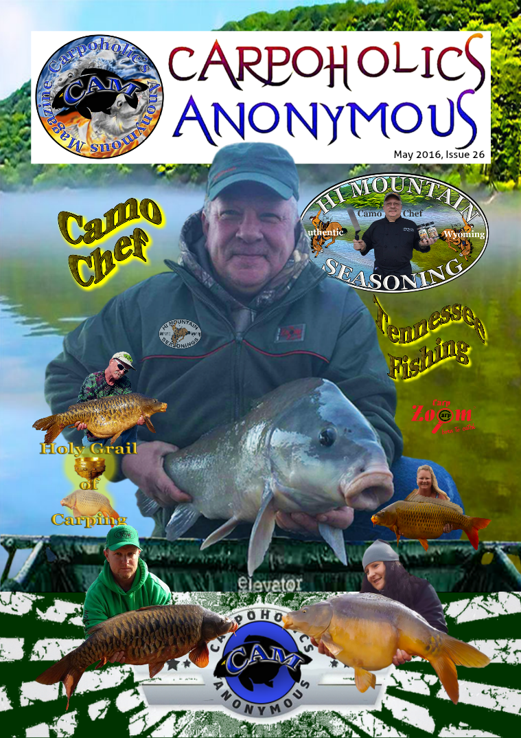 Carp Angler Magazine CAM, Carpoholic Anonymous Issue 26, May 2016