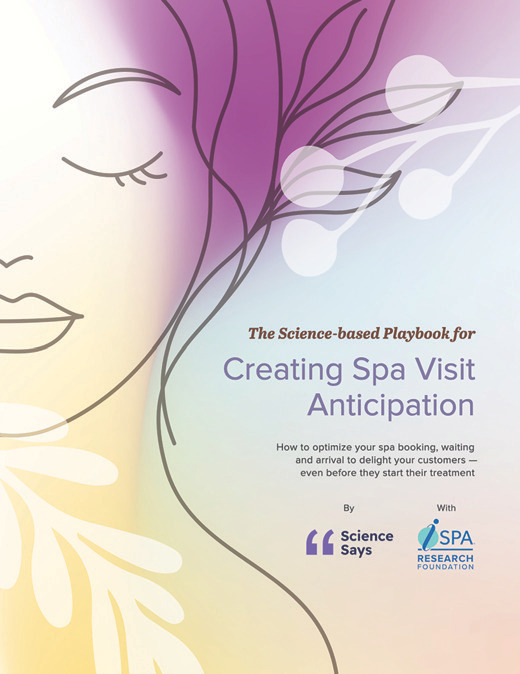 Cover of the Science-based Playbook for Creating Spa Visit Anticipation