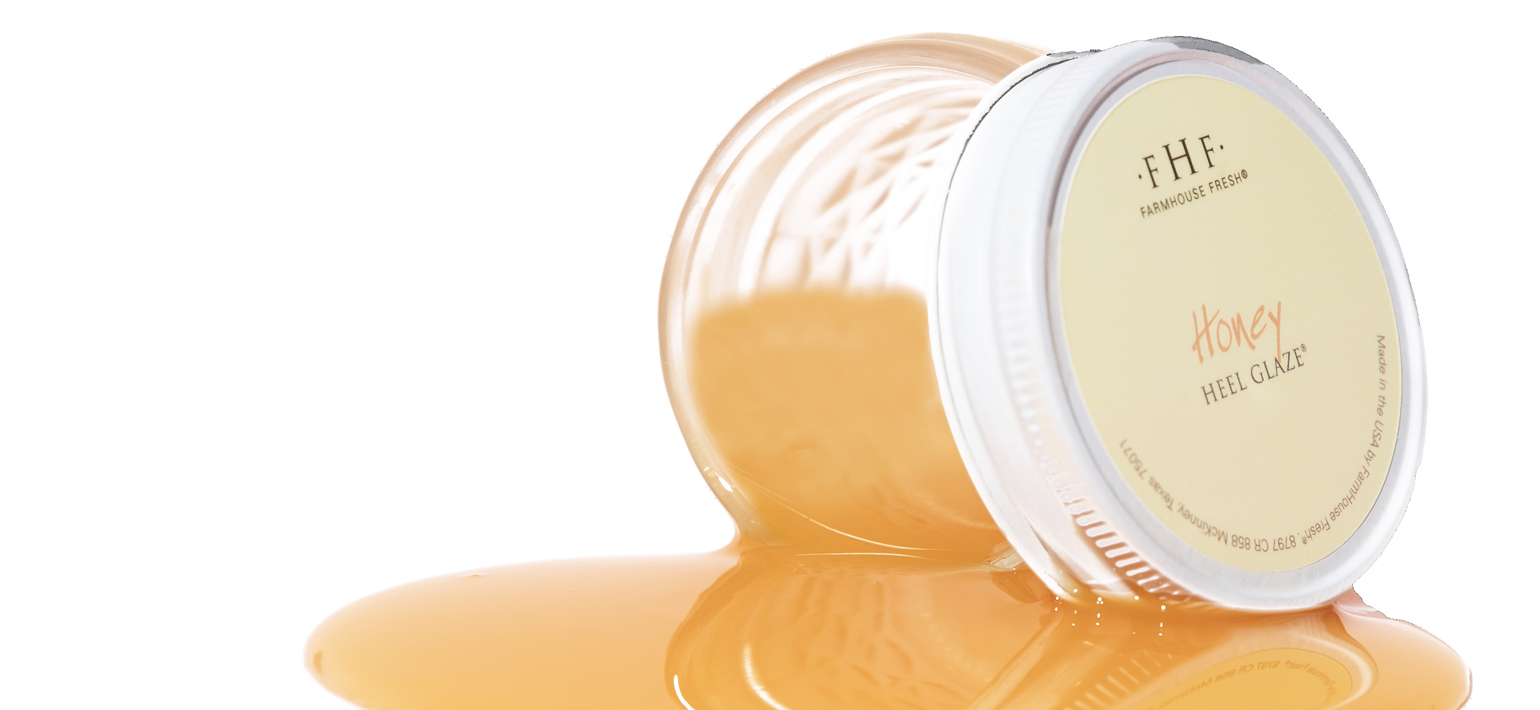 Honey Heel Glaze moisturizing jar
