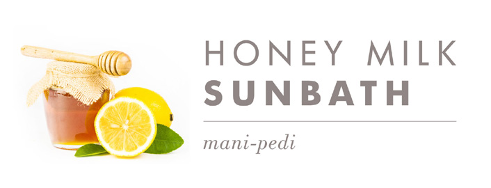 HONEY MILK SUNBATH label