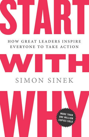 Book cover: Start With Why by Simon Sinek