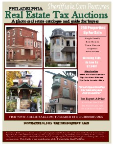 November 20, 2013 Tax Delinquent Paid Real Estate Auction Guide Paid