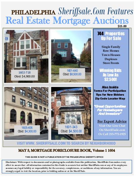 Guide To Buying Foreclosures In Philadelphia May Edition Guide To Buying Foreclosures In Philadelphia