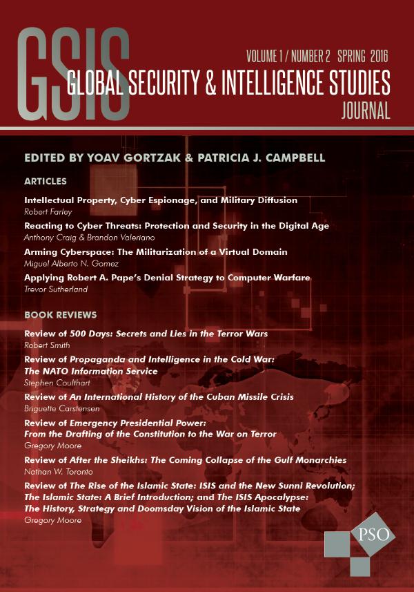 Global Security and Intelligence Studies Volume 1, Number 2, Spring 2016