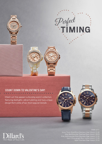 Valentine's Day Catalog Valentine's Day Watches