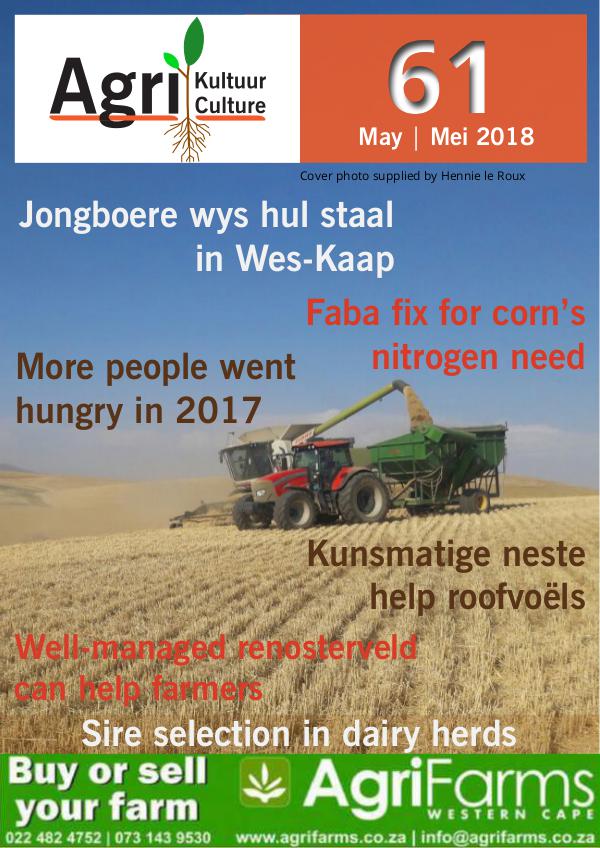 Agri Kultuur May / Mei 2018