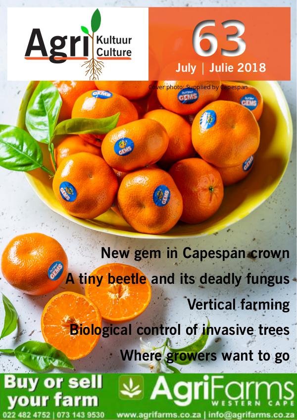 Agri Kultuur July / Julie 2018