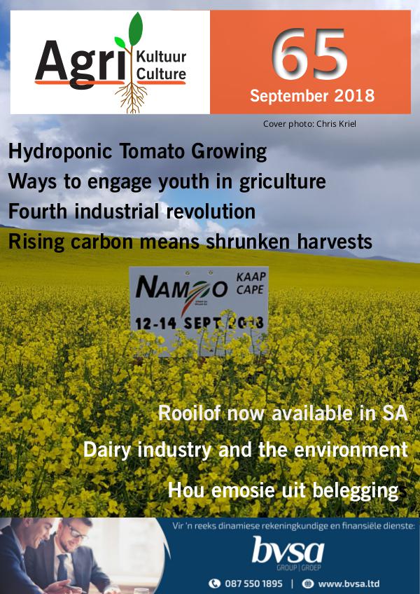 Agri Kultuur September 2018