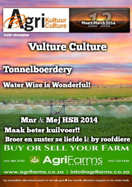 Agri Kultuur March / Maart 2014