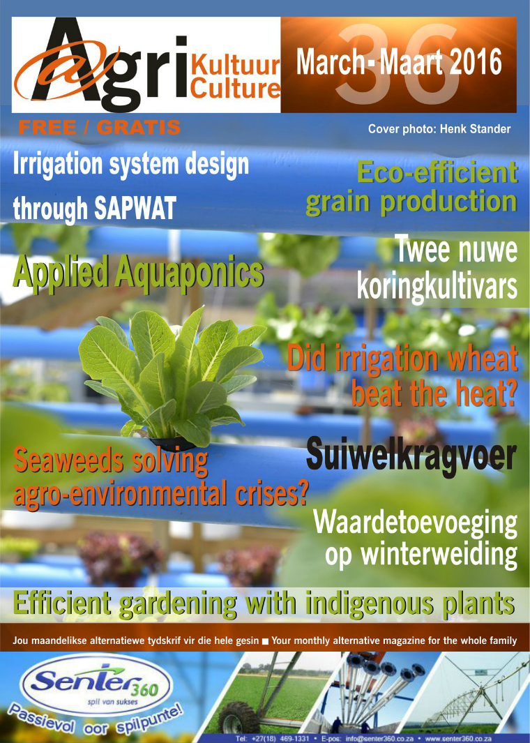 Agri Kultuur March/ Maart 2016