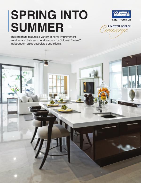 Concierge Spring Brochure KT Coldwell Banker King Thompson Concierge Summer