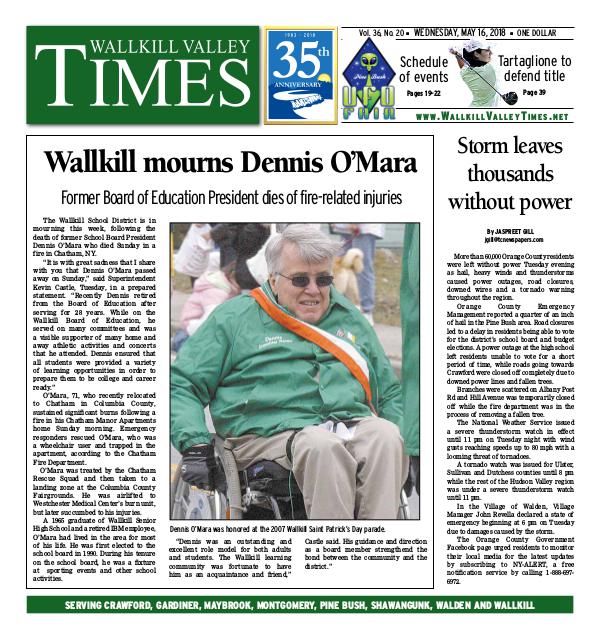 Wallkill Valley Times May 16 2018