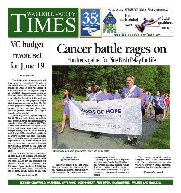 Wallkill Valley Times Jun. 06 2018