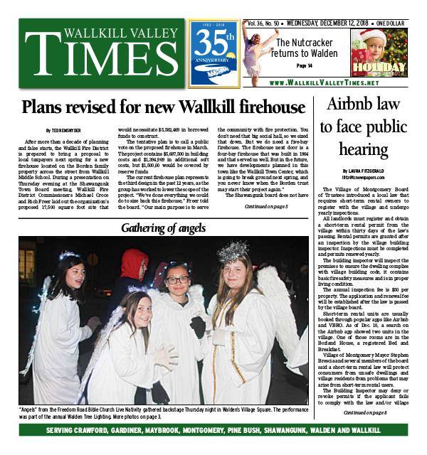 Wallkill Valley Times Dec. 12 2018