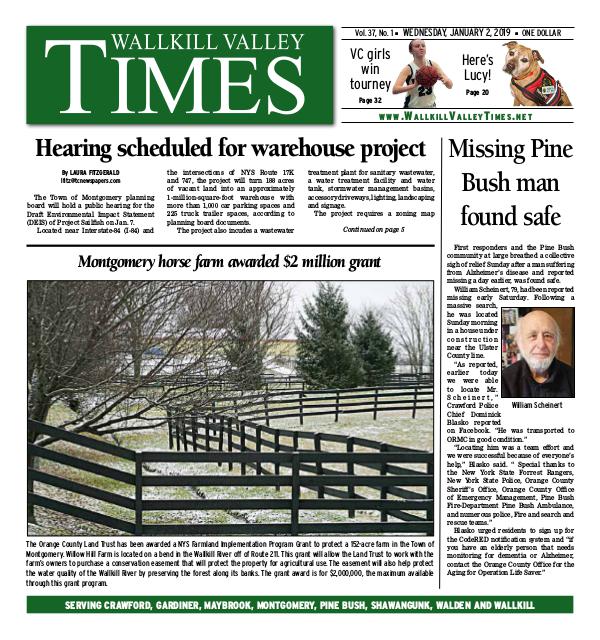 Wallkill Valley Times Jan. 02 2019