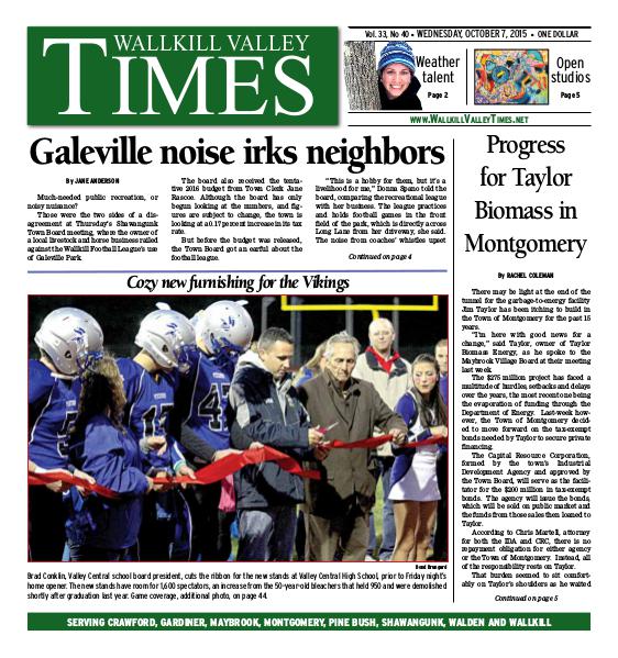 Wallkill Valley Times Oct. 07 2015