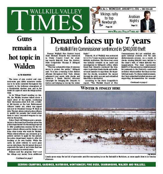 Wallkill Valley Times Jan. 13 2016