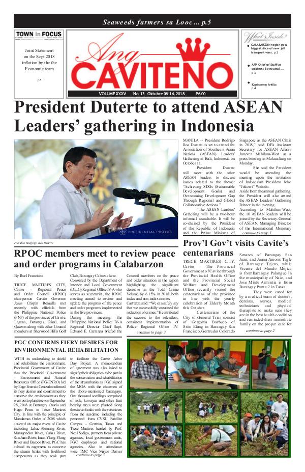 October 08-14, 2018 Issue