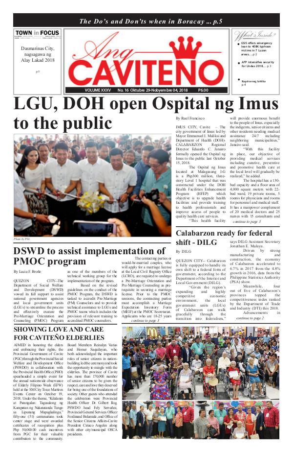 October 29-November 04, 2018 Issue