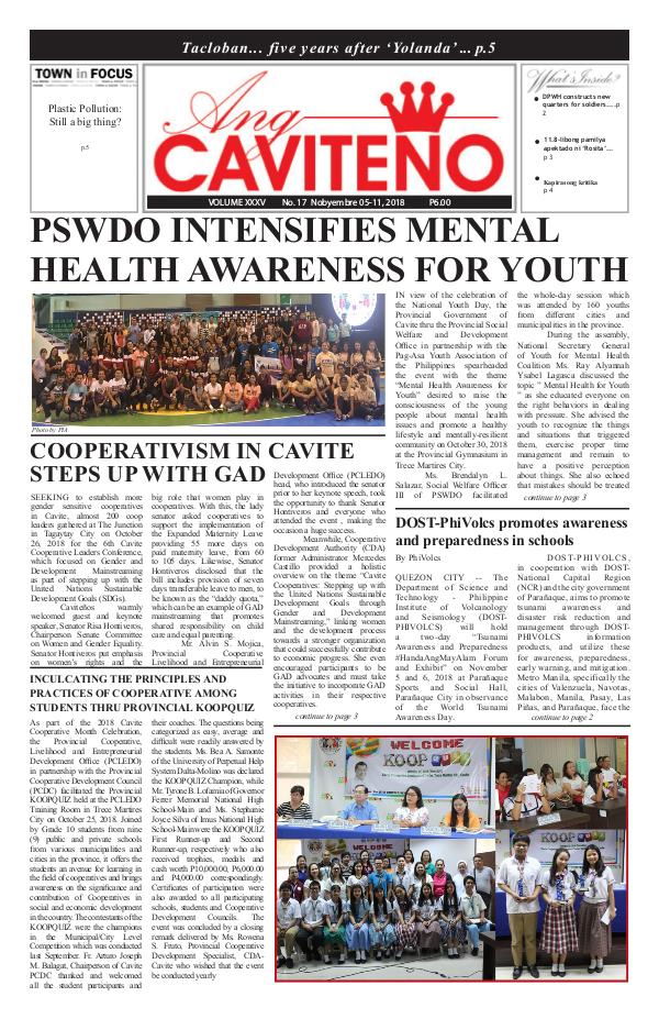 November 05-11, 2018 Issue