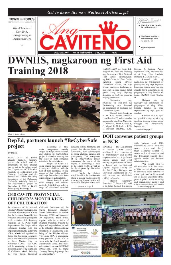 November 12-18, 2018 Issue
