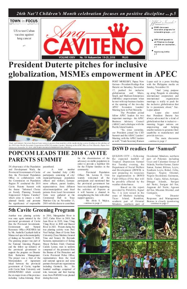 November 19-25, 2018  Issue