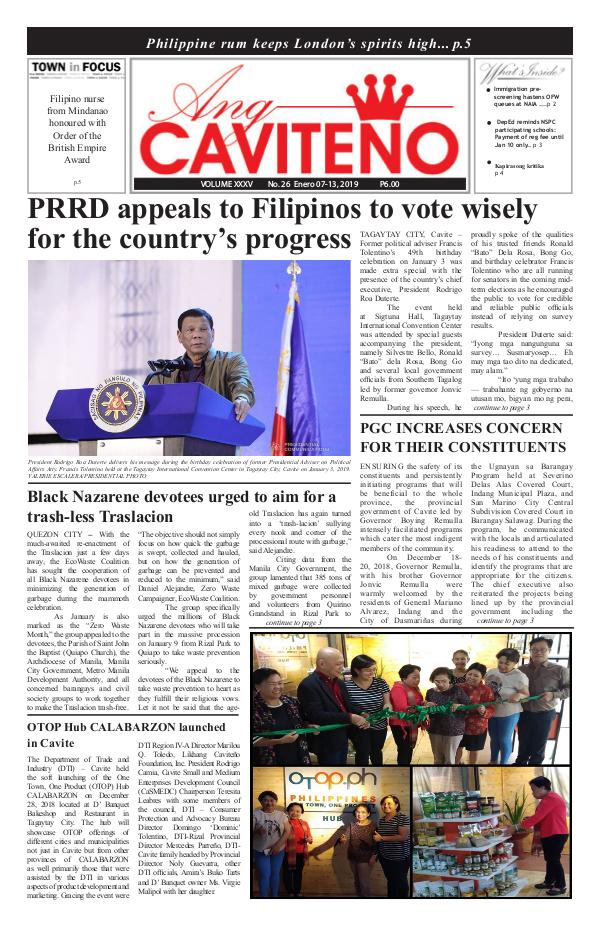 January 07-13, 2019 Issue