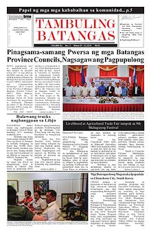 Tambuling Batangas Publication