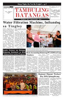 Tambuling Batangas Publication