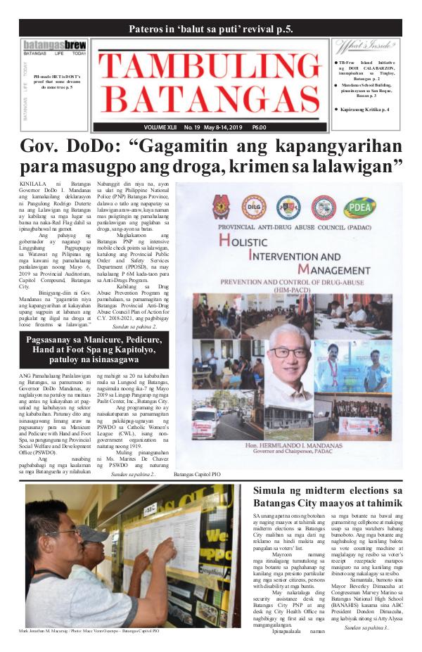 May 08-14, 2019 Issue