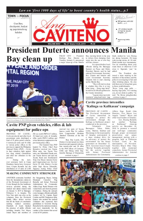 January 14-20, 2019 Issue