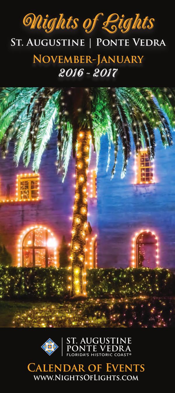 Florida's Historic Coast Calendar of Events Nights of Lights Nov 2016-Jan 2017