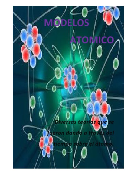 EVOLUCION DEL ATOMO Monica Muyon