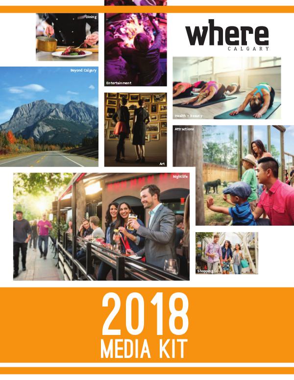 Where Canada Media Kits WHERE Calgary Media Kit 2018