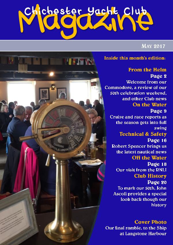 Chichester Yacht Club Magazine May 2017