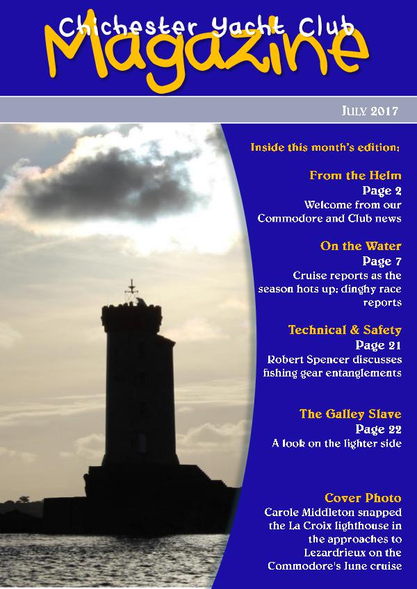 Chichester Yacht Club Magazine July 2017