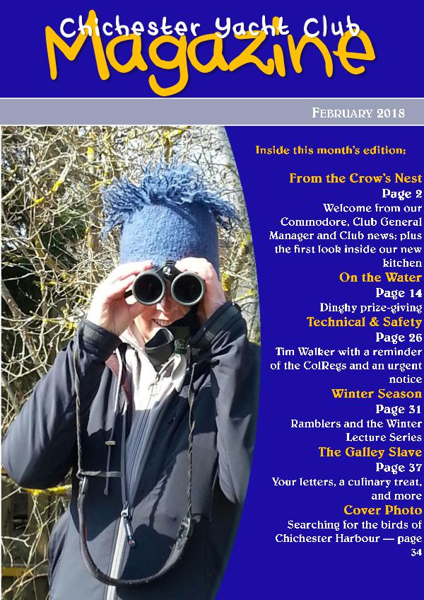 Chichester Yacht Club Magazine February 2018