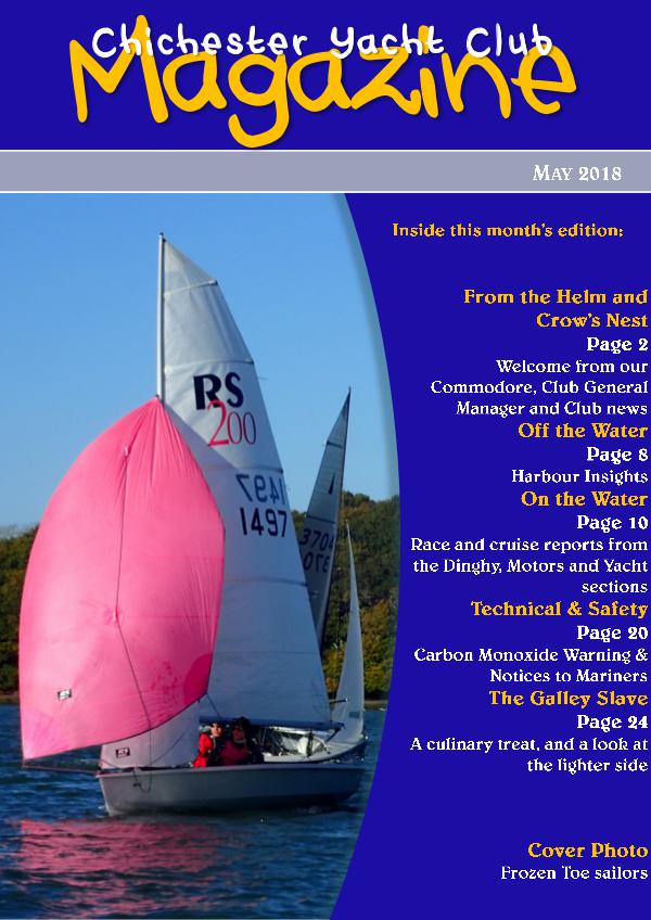 Chichester Yacht Club Magazine May 2018