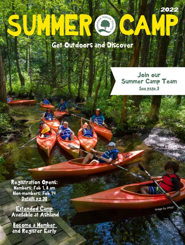 DelNature Summer Camp Guide Summer 2022