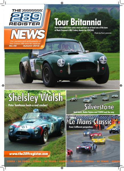 The 289 Register News No 45 Autumn 2012