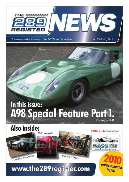 The 289 Register News No 35 Spring 2010