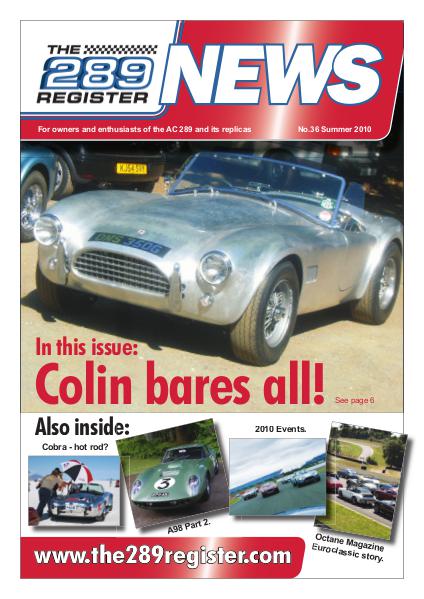 The 289 Register News No 36 Summer 2010