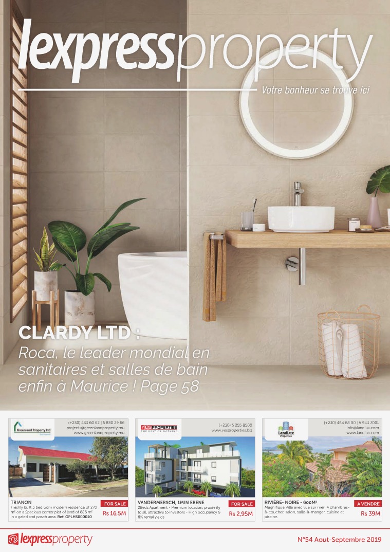 Lexpress Property Magazine N°54 Aout-Septembre 2019