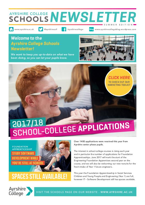 Schools Newsletter June 2017